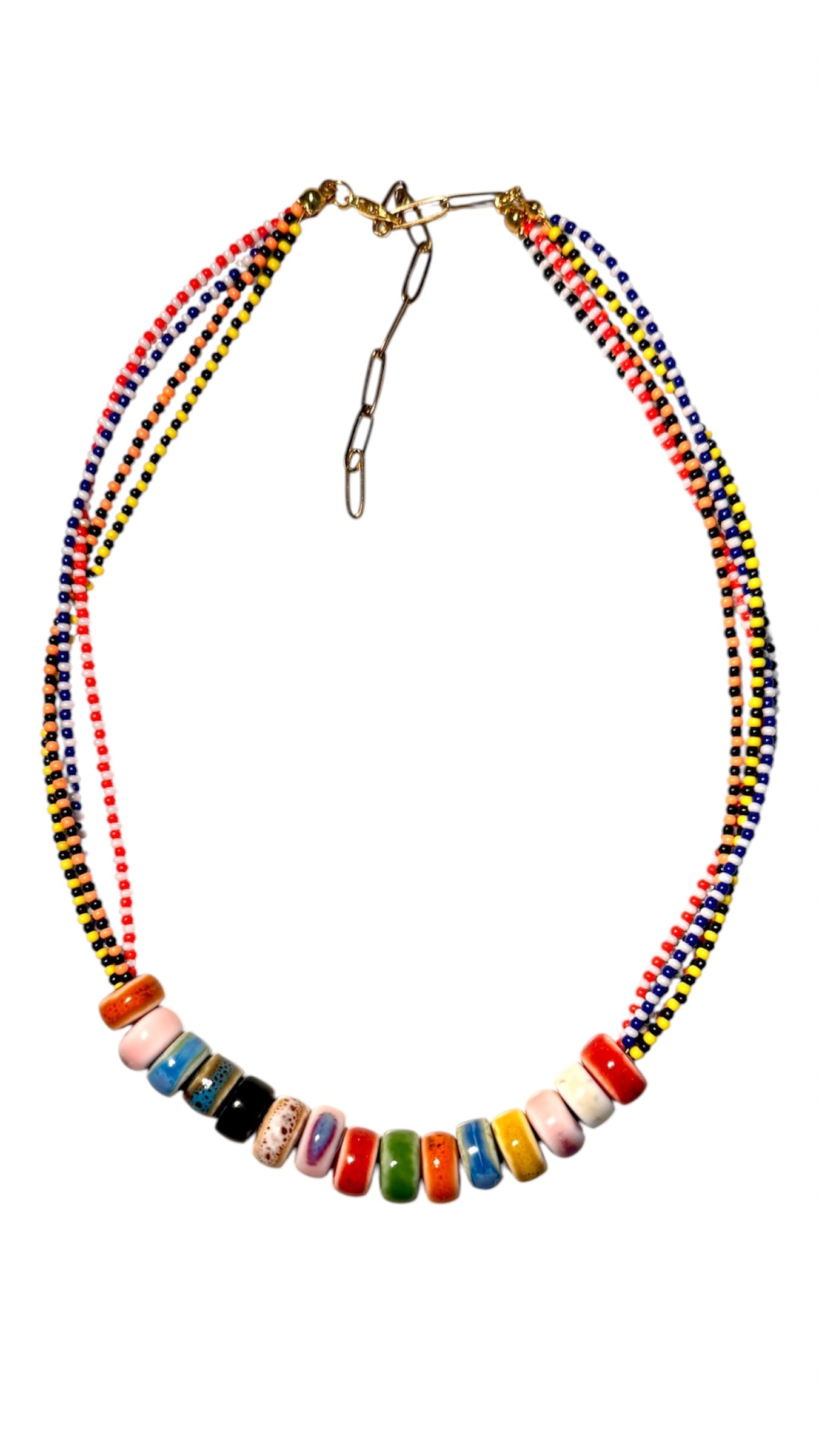 Ceramic Beaded Necklace